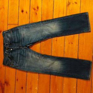 Levi's 501 leather patch jeans W 31 L 30